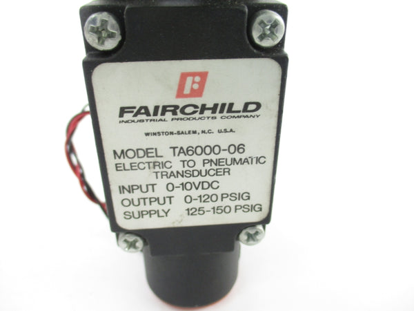 FAIRCHILD TA6000-06 0-10VDC 125-150PSI UNMP