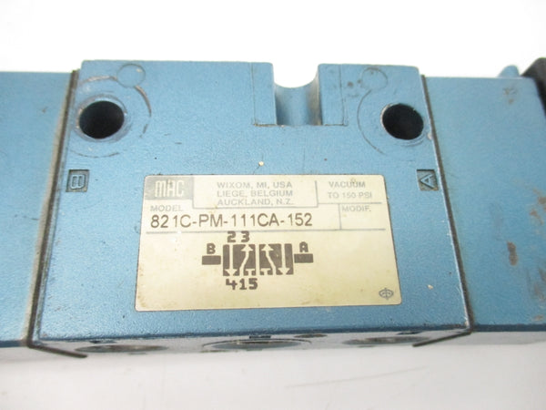 MAC 821C-PM-111CA-152 110/120V 150PSI UNMP