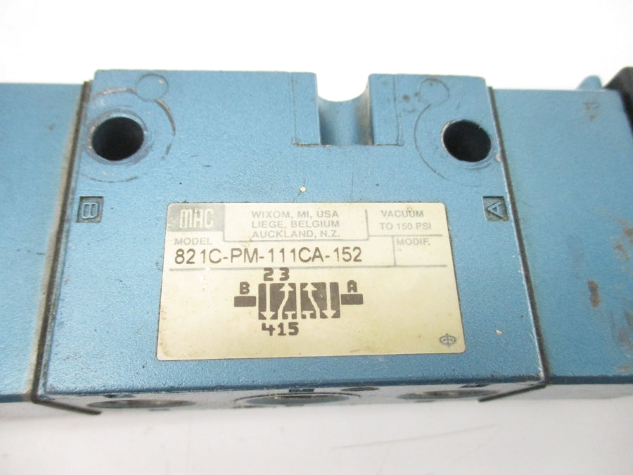 MAC 821C-PM-111CA-152 110/120V 150PSI UNMP