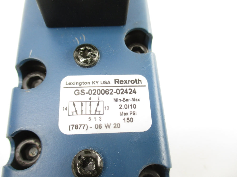 REXROTH GS-020062-02424 120VAC 150PSI UNMP