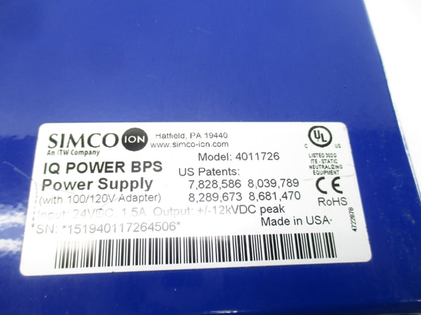 SIMCO 4011726 100/120V UNMP