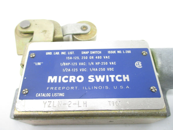 MICRO SWITCH YZLN-2-LH 480VAC 15A UNMP
