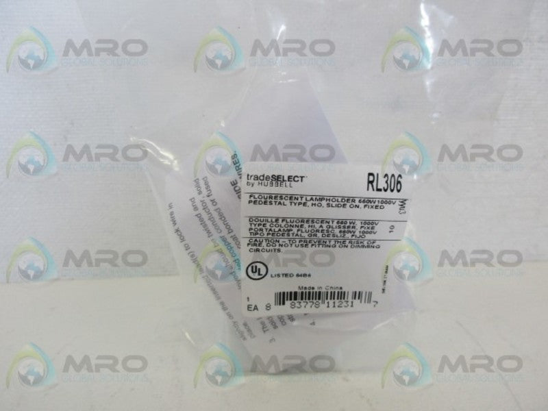 TRADESELECT RL306 LAMPHOLDER SLIDE ON NSMP