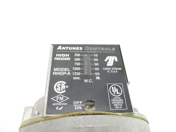 ANTUNES CONTROLS RHGP-A 250-1250MM/10-50INWC NSNP