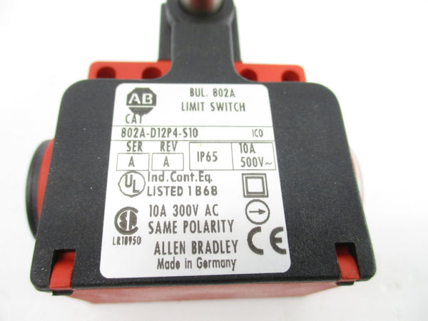 INDUSTRIAL SPARE PART 802A-D12P4-S10 SER. A 300VAC 10A REV. A NSNP