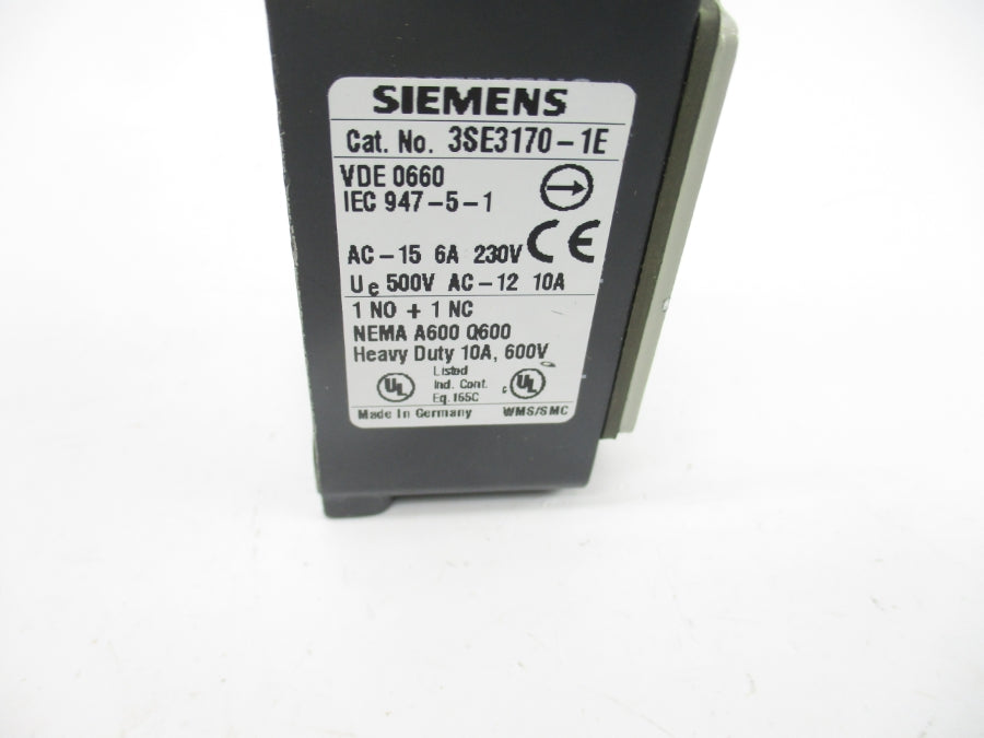 SIEMENS 3SE3170-1E 230V 6A NSNP