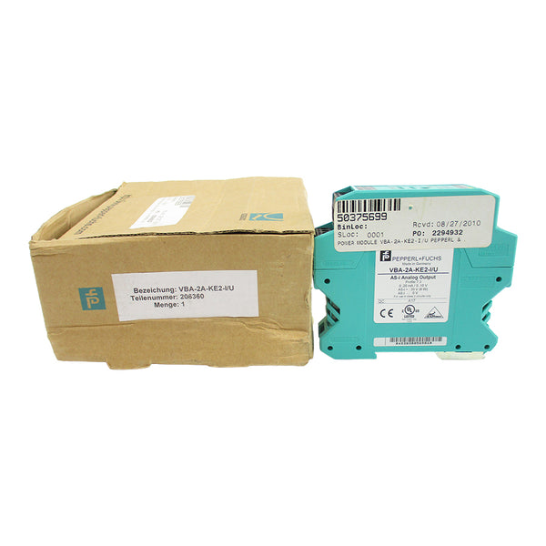 PEPPERL+FUCHS VBA-2A-KE2-I/U 206360 24V NSMP