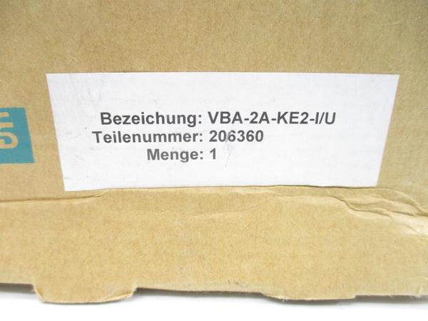 PEPPERL+FUCHS VBA-2A-KE2-I/U 206360 24V NSMP