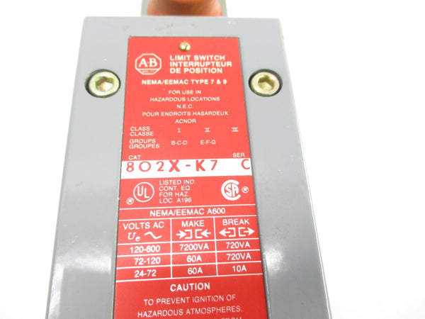 INDUSTRIAL SPARE PART 802X-K7 SER. C 120-600VAC 60A NSNP