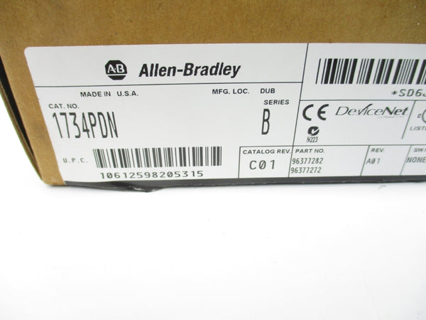 INDUSTRIAL SPARE PART 1734-PDN SER. B 24VDC REV. A01 NSMP