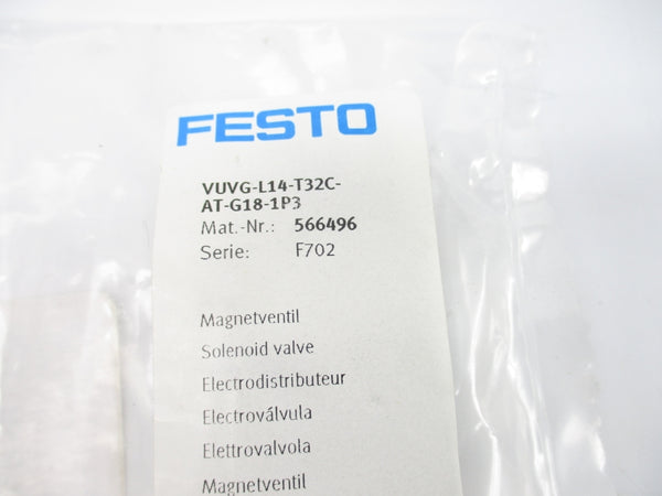 FESTO VUVG-L14-T32C-AT-G18-1P3 566496 NSMP