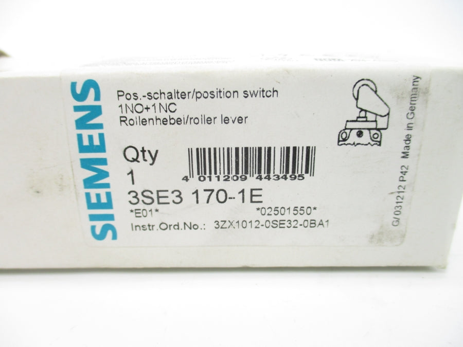 SIEMENS 3SE3170-1E 230V 6A NSMP
