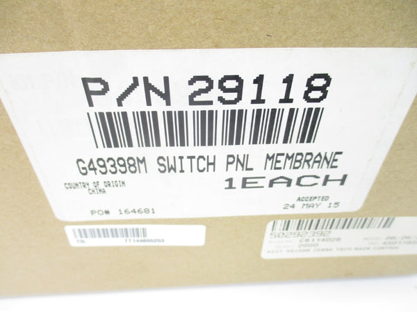 ZEBRA G49398M 29118 NSMP