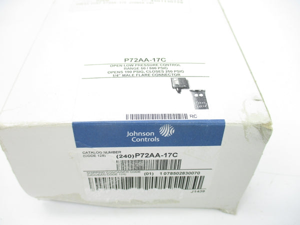 JOHNSON CONTROLS P72AA-17C NSMP