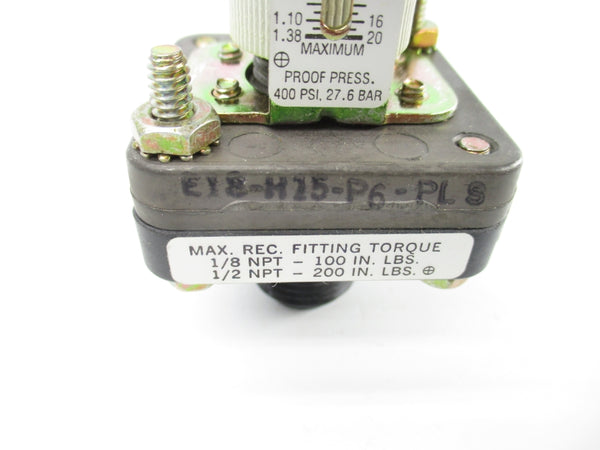 BARKSDALE E18-H15-P6-PLS 480VAC 3A .5-15PSI NSNP