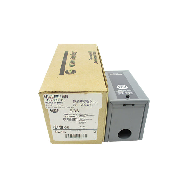 INDUSTRIAL SPARE PART 836-C8A SER. A 6-250PSI (BR/WH) NSMP