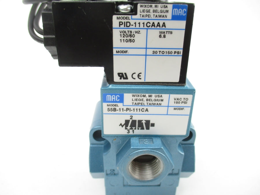 MAC 55B-11-PI-111CA 110/120V 30-150PSI NSNP
