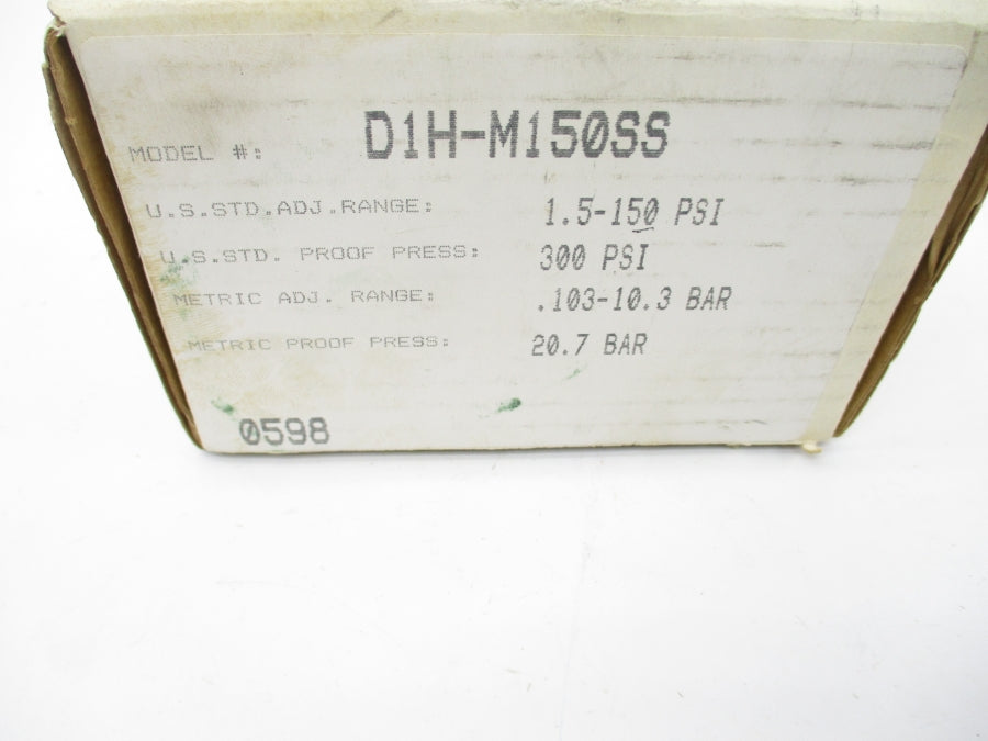 BARKSDALE D1H-M150SS 480VAC 3A 1.5-150PSI NSMP