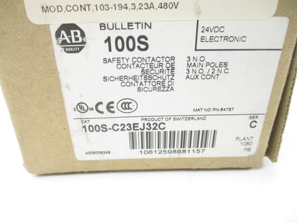 INDUSTRIAL SPARE PART 100S-C23EJ32C SER. C 24VDC (BR/WH) NSMP