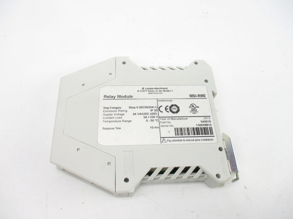 LEUZE ELECTRONIC MSI-RM2 549918 24VAC/DC NSMP