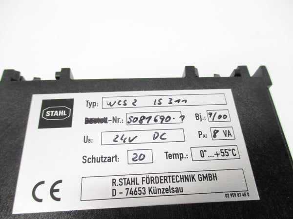 STAHL WCS2LS377 5087690.7 24VDC NSNP