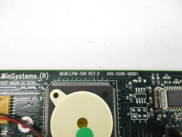 WIN SYSTEMS 400-0288-000D1 MCM/LPM-586 REV. D UNMP