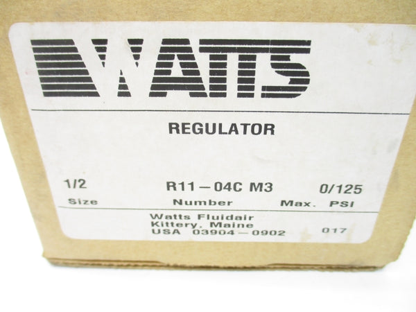 WATTS R11-04CM3 0/125PSI 1/2" NSMP