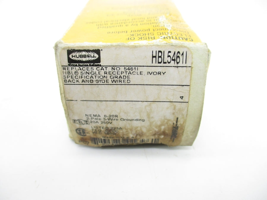 HUBBELL HBL5461I 250V 20A (BLACK) NSMP