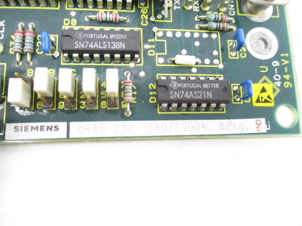 SIEMENS 6RA8232-1DB0/Z1004 A1-106-101-509 VER. 8 UNMP