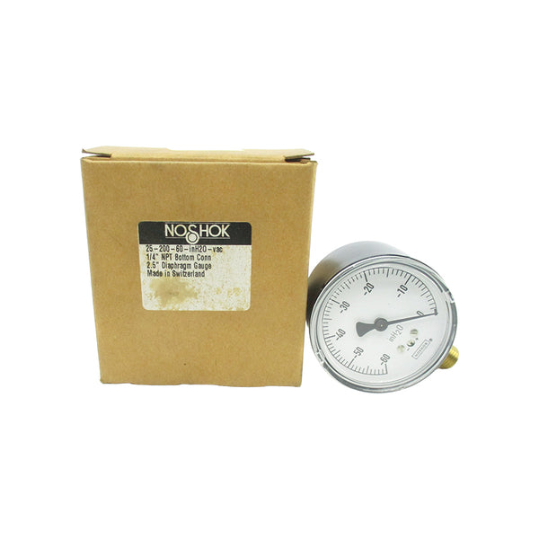 NOSHOK 25-200-60-INH20-VAC NSMP