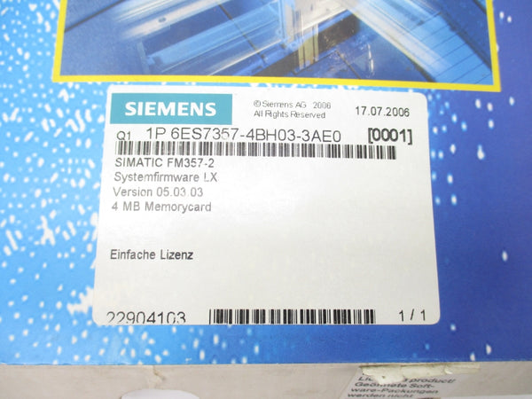 SIEMENS 6ES7357-4BH03-3AE0 NSMP