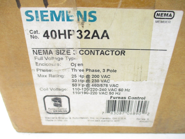 SIEMENS 40HP32AA 110-120/220-240VAC NSMP