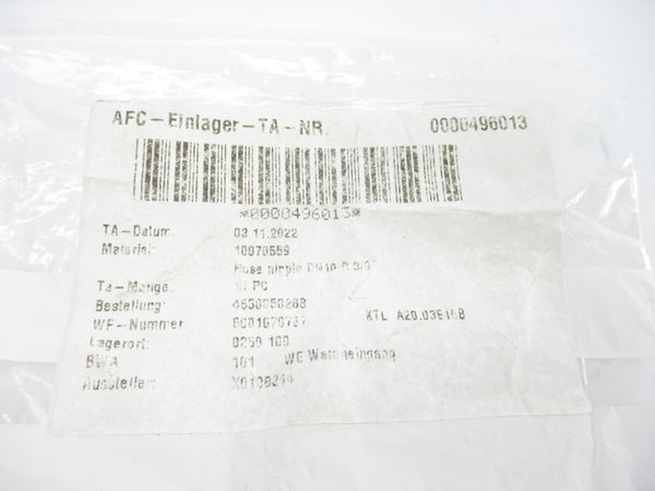 HOSE NIPPLE 0000496013 (PKG OF 11) NSMP