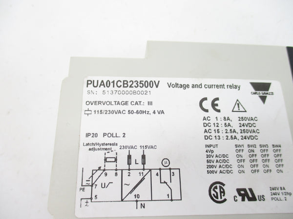CARLO GAVAZZI PUA01CB23500V 115/230VAC UNMP
