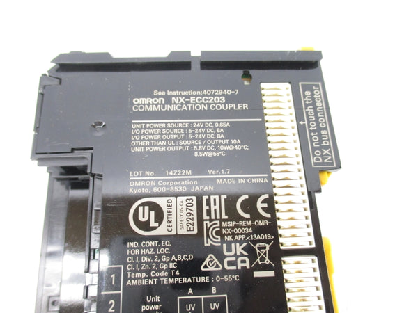 OMRON NX-ECC203 24VDC 0.65A NSNP