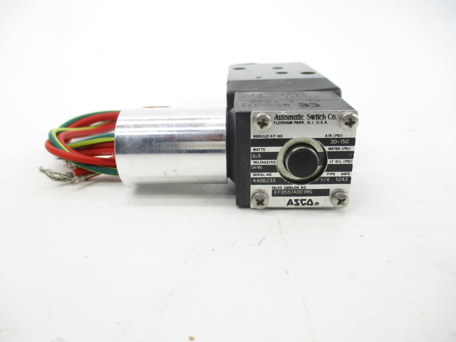 ASCO EF8551A001MS 24VDC 30-150PSI 1/4" NSNP