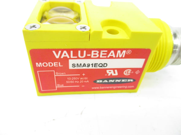 BANNER ENGINEERING SMA91EQD 10-250VAC/DC NSNP