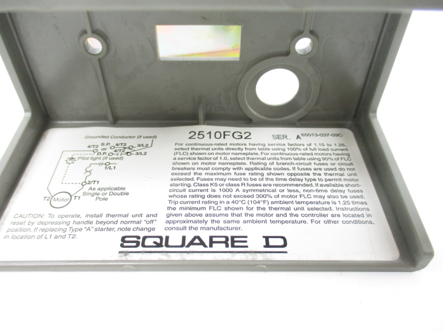 SQUARE D 2510FG2 SER. A (AS PICTURED) NSNP