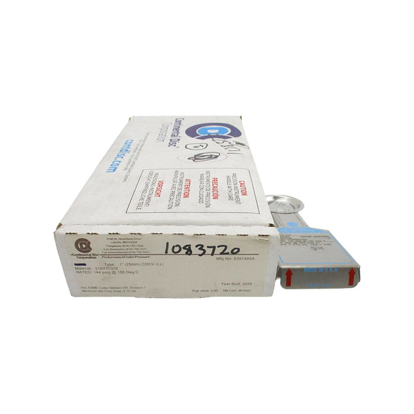 CONTINENTAL DISC 8397495A CDCV(LL) 144PSI 1" NSMP
