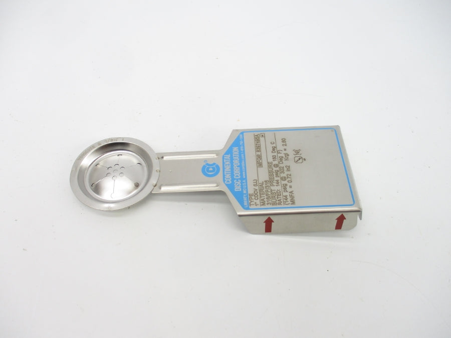 CONTINENTAL DISC 8397495A CDCV(LL) 144PSI 1" NSMP