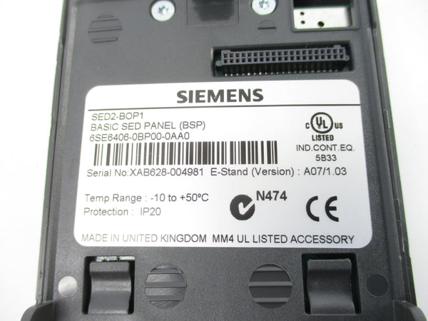 SIEMENS 6SE6406-0BP00-0AA0 NSNP