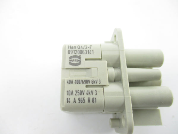 HARTING HANQ4/2-F 09120063141 250V 10A NSNP