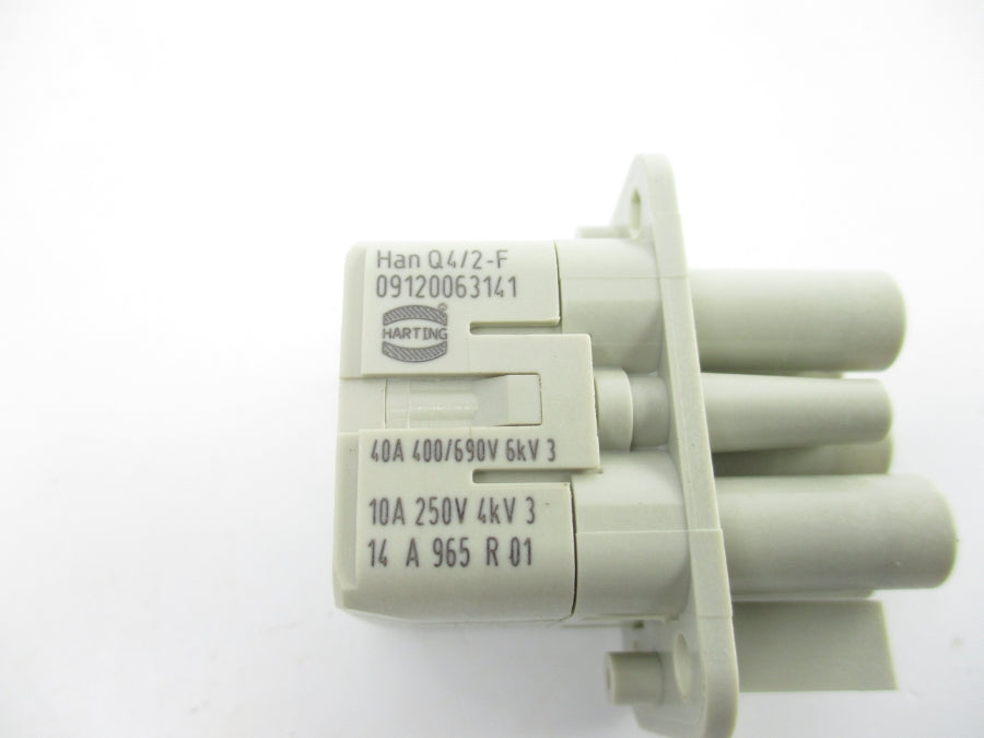 HARTING HANQ4/2-F 09120063141 250V 10A NSNP