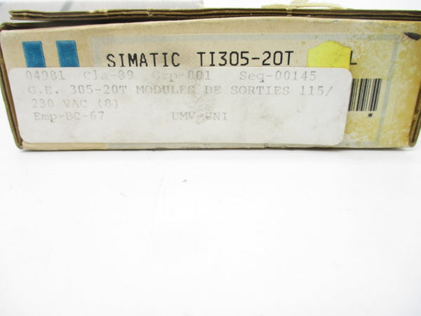 SIEMENS TI305-20T 80-265VAC NSMP