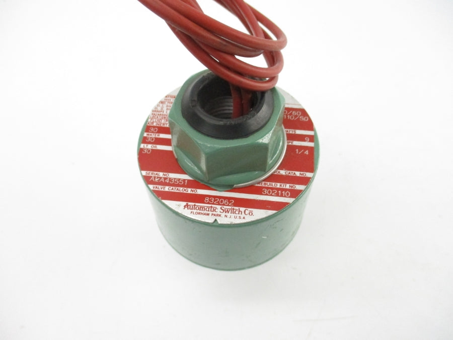 ASCO 832062 110/120V 30PSI 1/4" NSNP