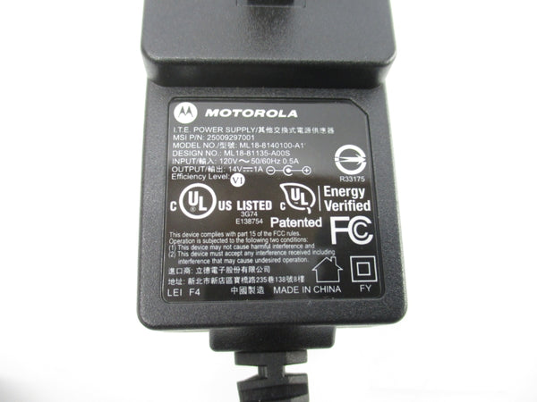 MOTOROLA ML18-8140100-A1 120V 0.5A NSNP