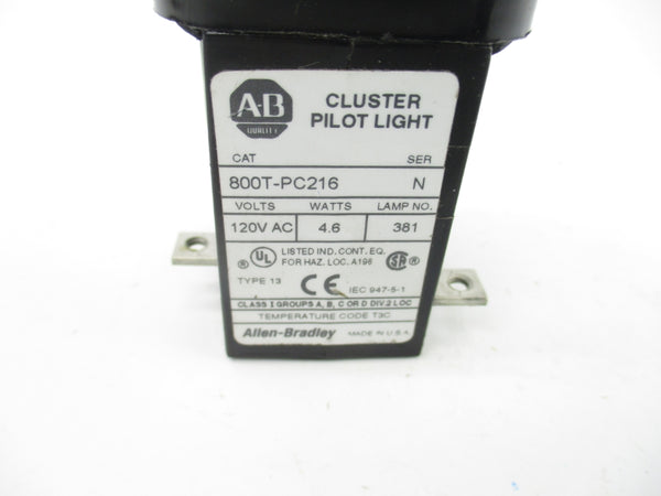INDUSTRIAL SPARE PART 800T-PC216 SER. N 120VAC (AS PICTURED) UNMP
