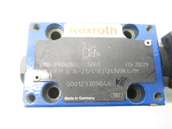 REXROTH R900962045 3DREP6A-21/45EG24N9K4/M UNMP