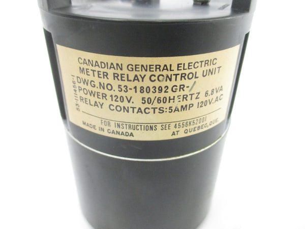 CANADIAN GENERAL ELECTRIC 53-180392GR-1 120VAC 5A UNMP
