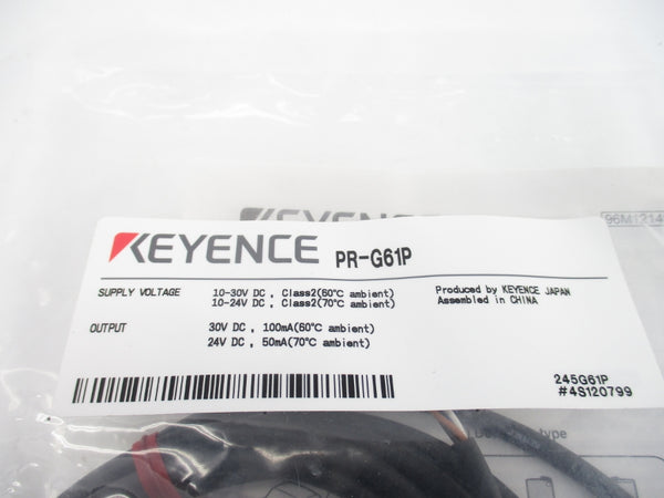 KEYENCE PR-G61P 10-30VDC NSMP